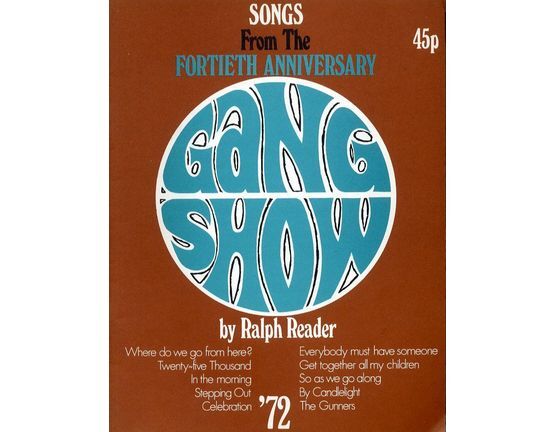 5171 | Songs From The Fortieth Anniversary Gang Show 1972 - for Piano and Voice