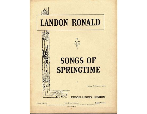 5181 | Landon Ronald - Songs of Springtime - For High Voice