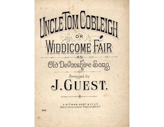 5187 | Uncle Tom Cobleigh (Widdicome Fair) an Old Devonshire Song