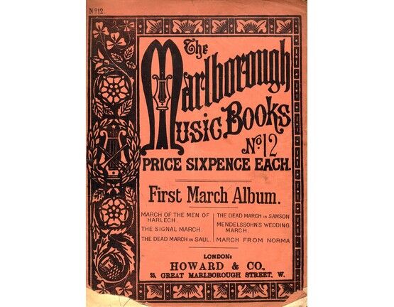 5190 | The Marlborough music books - No. 12. First March Album