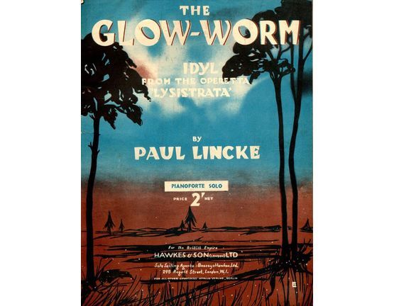 5197 | The Glow Worm  -  Idyl for Piano From Operetta "Lysistrata"