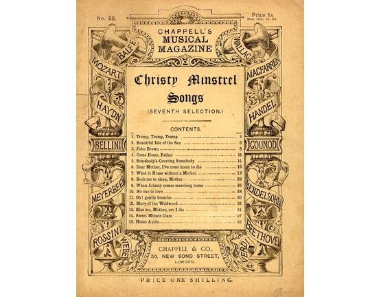 5249 | Christy Minstrel Songs Seventh Selection, Chappells Musical Magazine edited by Edward F Rimbault