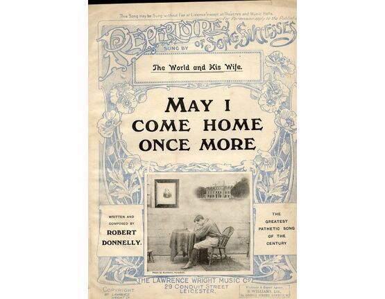 5262 | May I Come Home Once More - The World and His Wife - Song Featuring "Robert Donnelly"