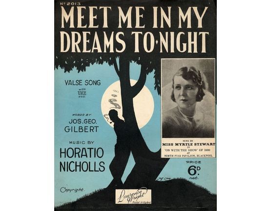 5262 | Meet Me In My Dreams Tonight - Valse Song featuring Miss Myrtle Stewart