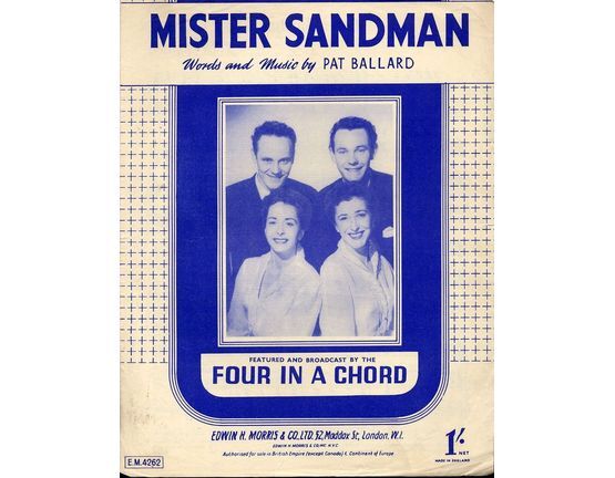 5263 | Mister Sandman featuring Four in a Chord