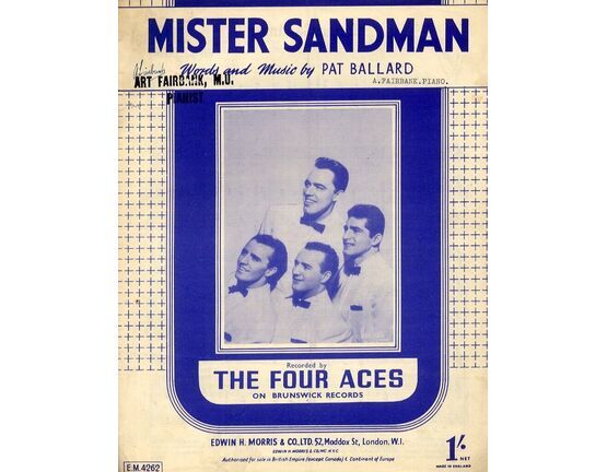 5263 | Mister Sandman - Song - Featuring The four Aces - Song