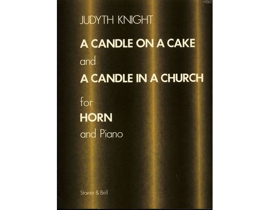 5275 | 'A Candle on a Cake' and 'A Candle in a Church' - For Horn and Piano