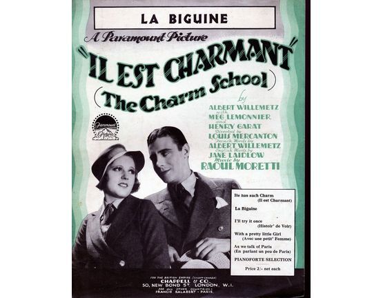 5277 | La Biguine - From "Il est charmant" (The charm school) by Paramount Pictures
