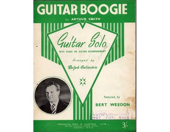 5281 | Guitar Boogie - Guitar Solo with Piano or Guitar Accompaniment - Featuring Bert Weedon