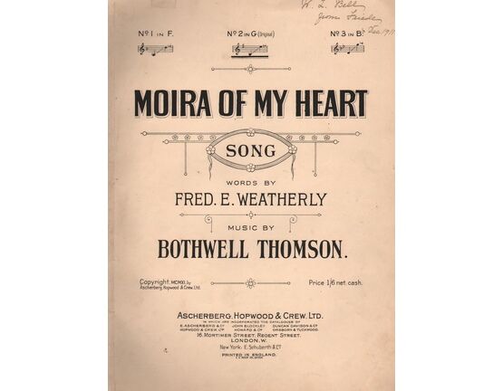 5291 | 'Moira of my Heart' - Song