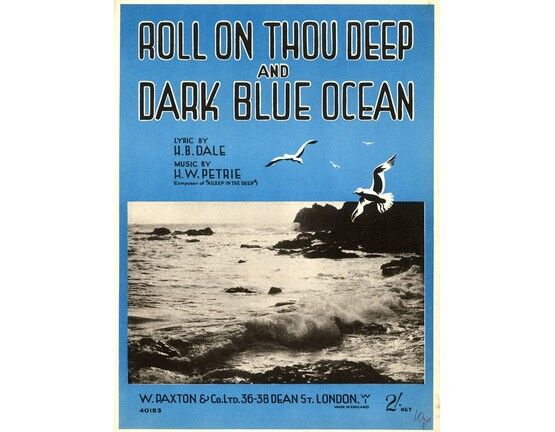 5305 | Roll on Thou Deep And Dark Blue Ocean - Song