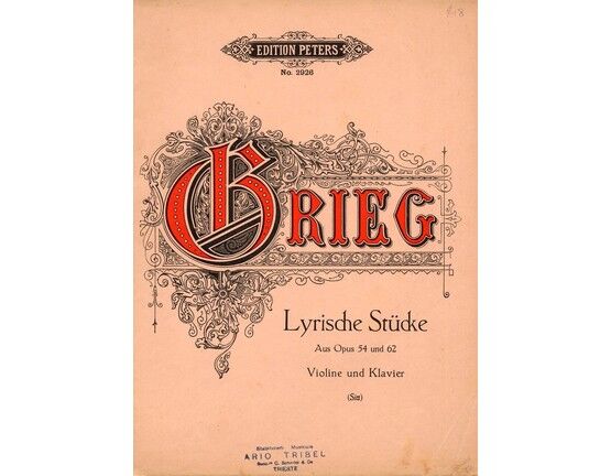 5325 | Lyrische Stucke - For violin and piano with seperate violin part