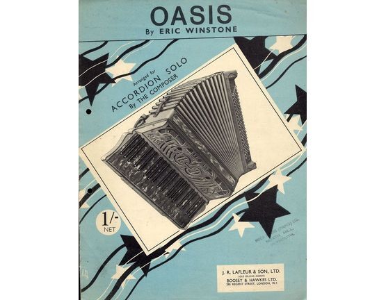 5329 | Oasis by Eric Winstone - Arranged for Accordian Solo by The Composer