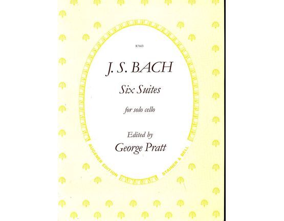 5365 | J. S. Bach - Six Suites for Solo Cello - Augener Edition
