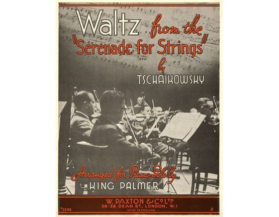 5378 | Waltz from the "Serenade for strings" -  For Piano