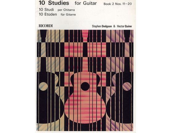 5409 | 10 Studies for Guitar - Book 2, No's 11-20