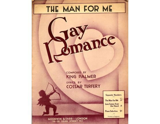 5431 | The Man for Me - From "Gay Romance" - Song with Piano accompaniment