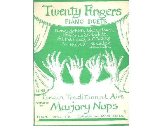 5459 | Marjorie Nops - Twenty Fingers Piano Duets