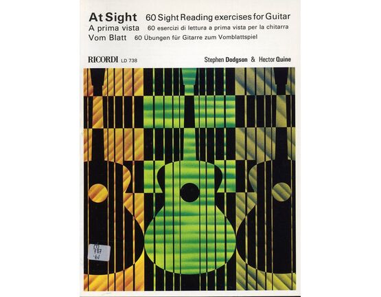 5480 | At Sight - 60 Sight Reading Exercises for Guitar