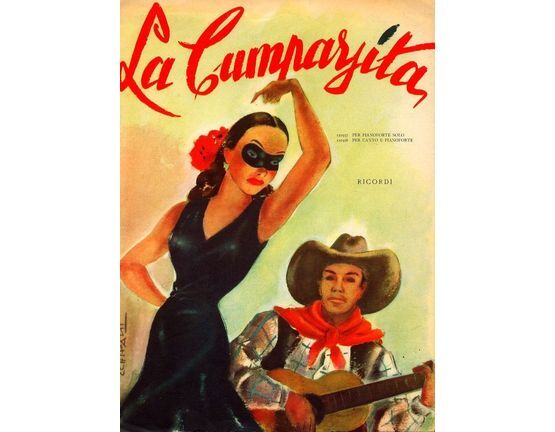 5480 | La Cumparsita - Tango - For Piano and Voice - Italian Lyrics