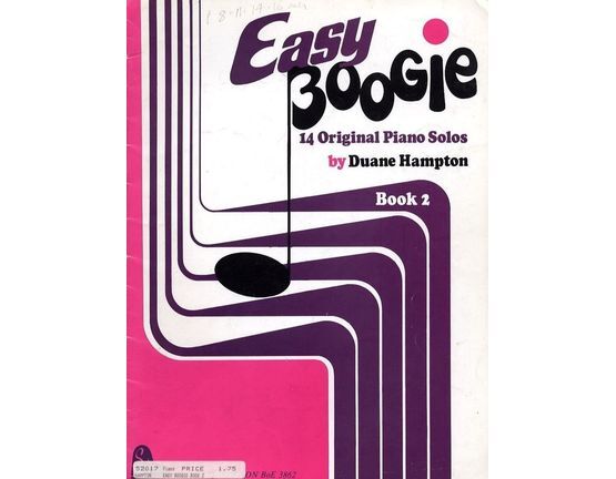 5481 | Easy Boogie - 14 Original Piano Solos - Book 2 - Bosworth Edition No. Boe. 3862