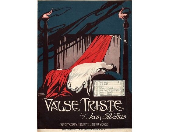 5499 | Valse Triste (from Arvid Jarnefelt's Drama "Kuolema") -  Opus 44
