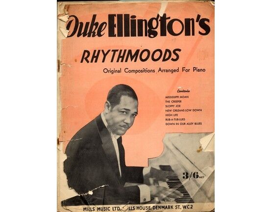 5572 | Duke Ellingtons Rhythmoods. Including Mississippi Moan, The Creeper, Sloppy Joe, New Orleans Low Down, High Life, Rub a Tub Lues and Down in Our Alley