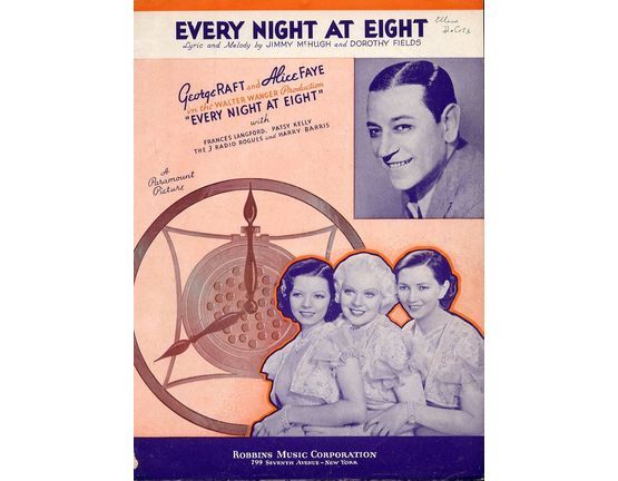 5576 | Every Night at Eight - Song from "Every night at Eight" - Featuring George Raft and Alice Faye, patsy Kelly and Frances Langford
