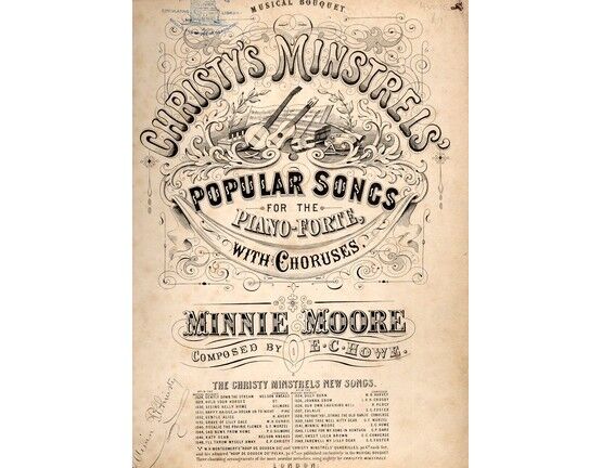 5660 | Minnie Moore. Christy's Minstrels Popular Songs for the Pianoforte, No. 1541