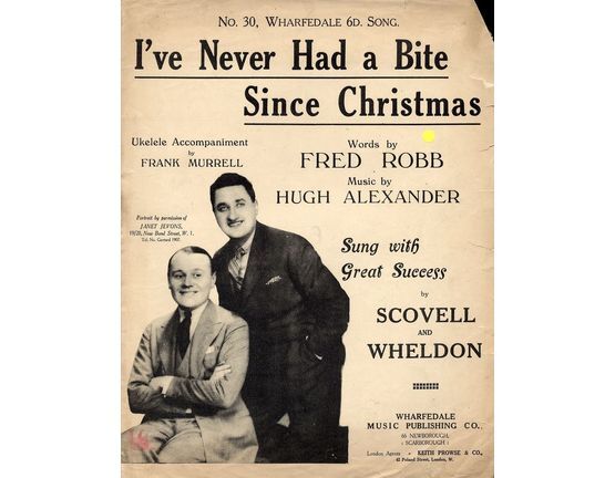 5695 | I've Never Had a Bite Since Christmas - Sung With Great Sucess by Scovell and Wheldon