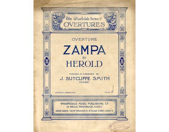 5695 | Overture Zampa  by Herold - The Wharfs series of Overtures