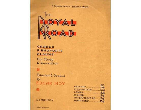 5702 | The Royal Road - Graded Pianoforte albums for study and recreation - Elementary