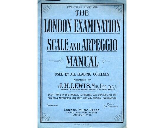 5720 | The London Examination Scale and Arpeggio Manual