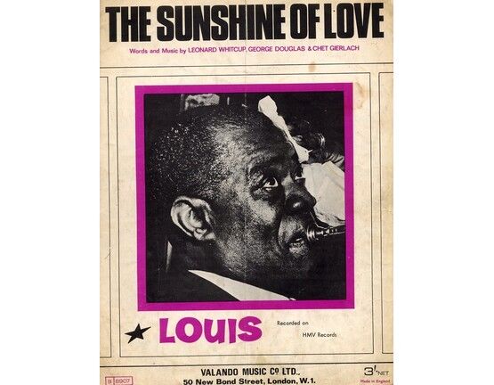 5740 | The Sunshine of Love - As performed by Louis Armstrong
