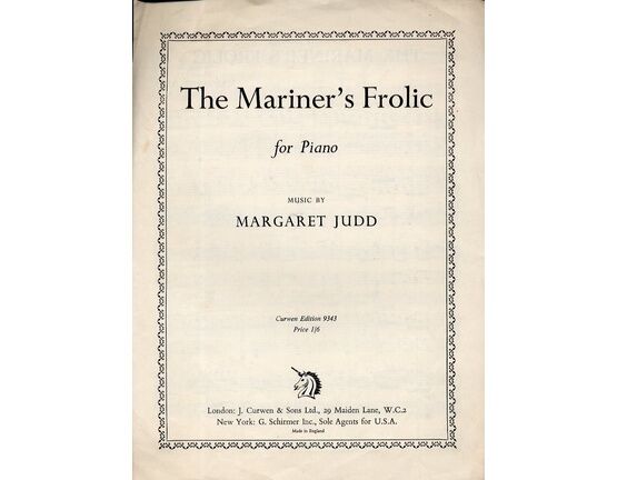 575 | The Mariner's Frolic - For Piano Solo - Curwen Edition 9343
