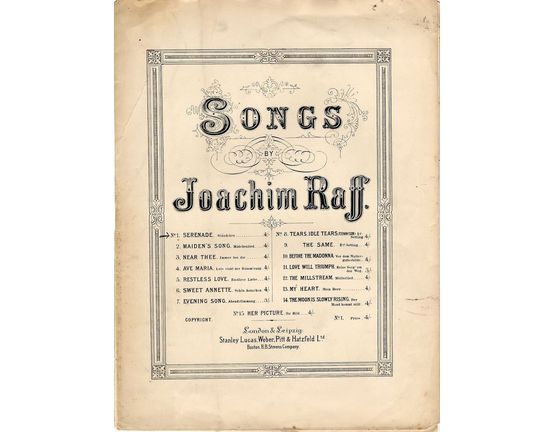 5759 | Serenade (Standchen) - From Songs of Joachim Raff No. 6