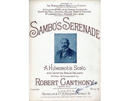 5783 | Sambo's Serenade, a humorous song