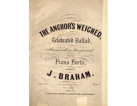 5822 | The Anchor's Weighed - Celebrated ballad