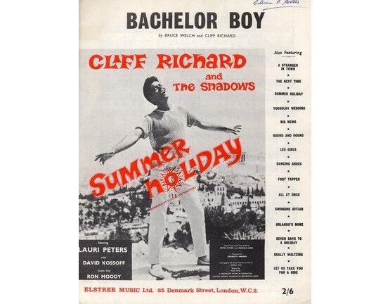 5829 | Bachelor Boy - Featuring Cliff Richard and The Shadows in "Summer Holiday"