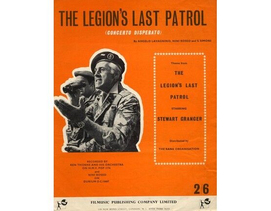 5861 | The Legions Last Patrol (Concerto Disperato) from the film "The Legion's Last Patrol"  (Concerto Disperato) featuring Stewart Granger