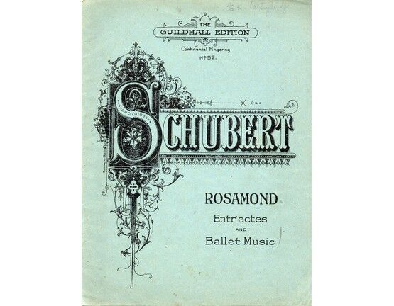 5871 | Entractes and Ballet Music to Rosamond for Piano - The Guildhall Edition No. 52
