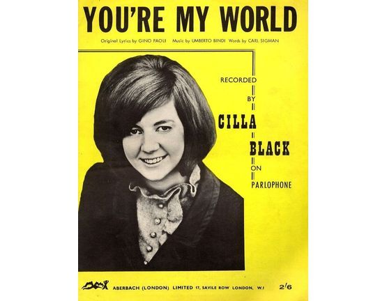 5872 | You're My World - Cilla Black