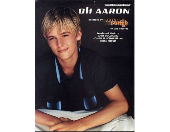 5892 | Oh Aaron - Featuring Aaron Carter - Original Sheet Music Edition