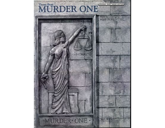5892 | Theme from "Murder One" - Piano Solo - Original Sheet Music Edition