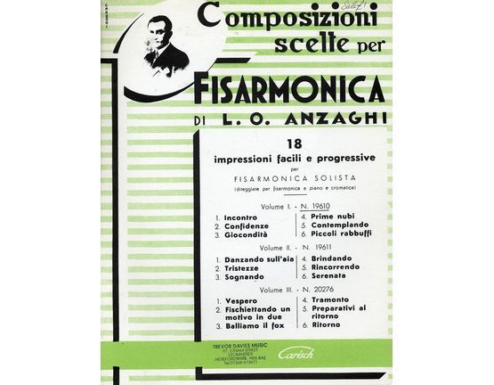 5894 | Composizioni scelte per Fisarmonica - Volume I - Edition No. 19610