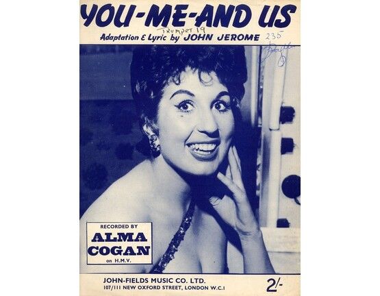 5913 | You Me and Us - Featuring Alma Cogan