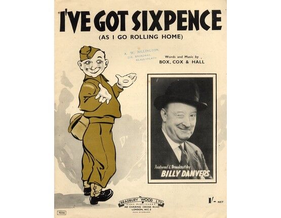 5918 | I've got Sixpence (as I go rolling home) Featuring Billy Danvers