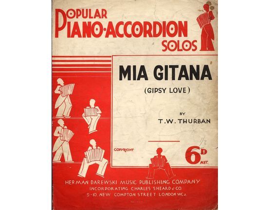5930 | Mia Gitana (Gypsy Love) - Popular Accordion Solos Series