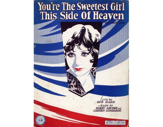 5932 | You're the Sweetest Girl This Side of Heaven - Song with Piano Accompaniment