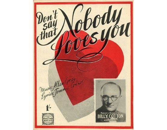 5938 | Don't say that Nobody Loves You - Joe Loss, Randolph Sutton, Hal Monty